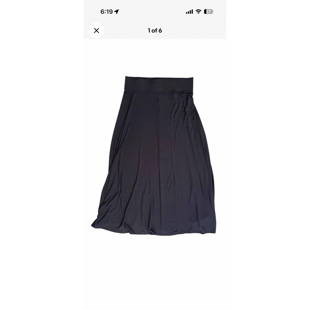 Coolibar UPF 50+ Women's Fabyan Maxi Skirt Size 2X Jersey Side Slit Stretch